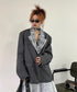 Lace Splicing Collar Jacket
